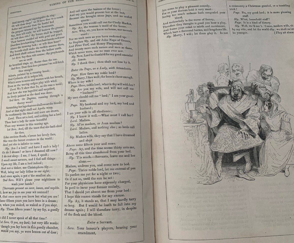 An early Victorian 3 book set of Shakspere's Works  View VIII