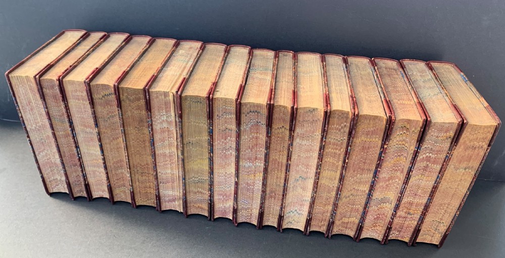 16 HANDSOME AND UNIFORMLY BOUND BOOKS BY ALEXANDRE DUMAS CIRCA 1890 View VIII