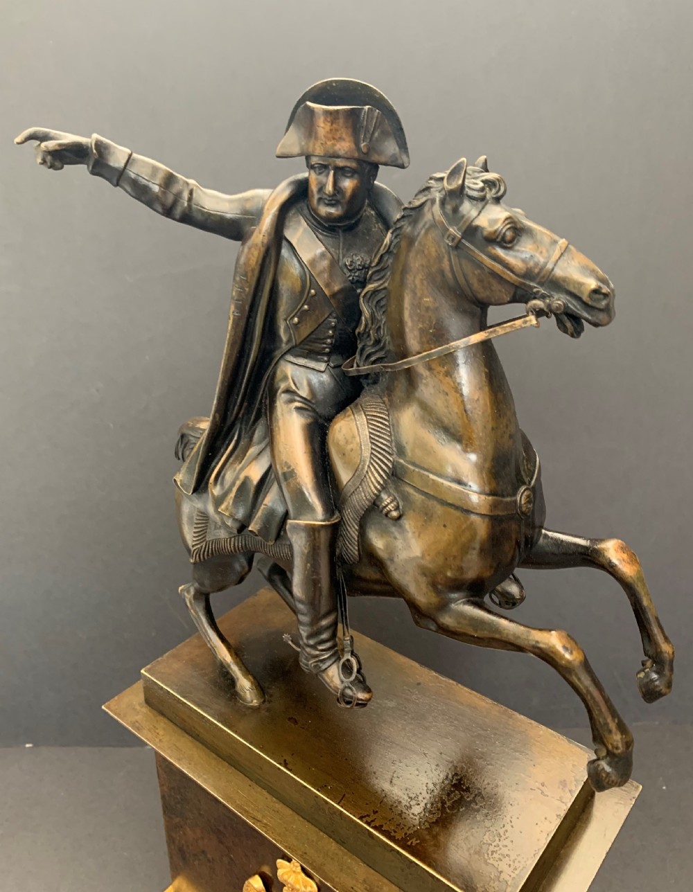 A well executed French bronze of Napoleon on horseback circa 1825-1850 View VIII