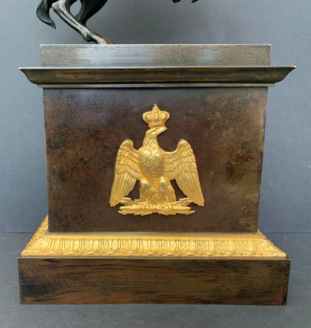 A well executed French bronze of Napoleon on horseback circa 1825-1850 View XII