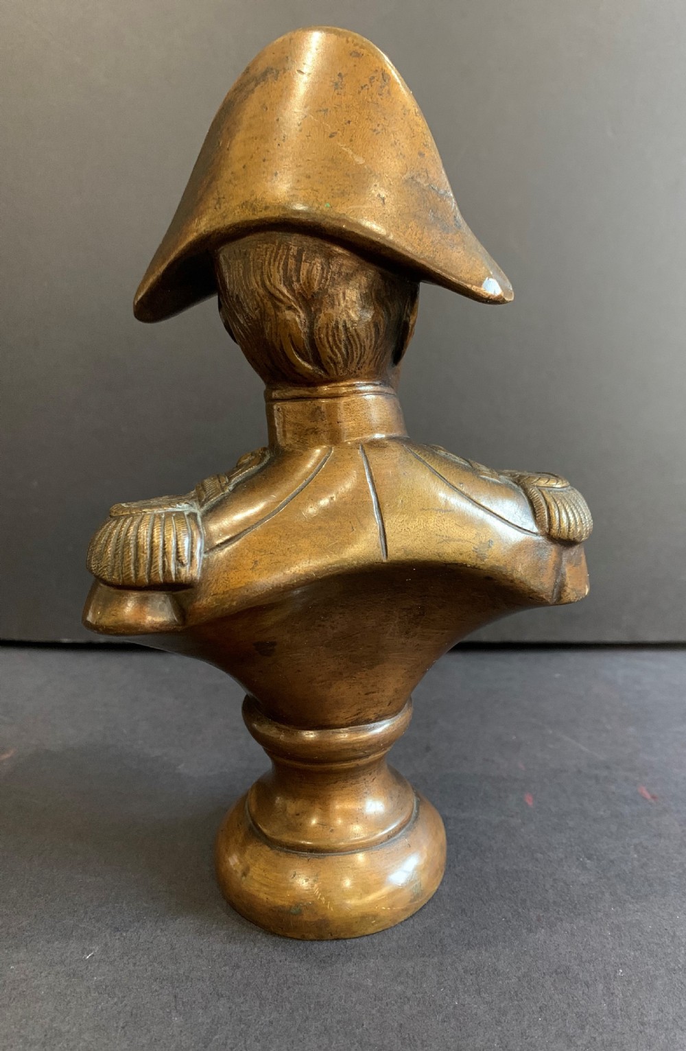 Small late 19th Century French bronze bust of Napoleon Buonaparte View III