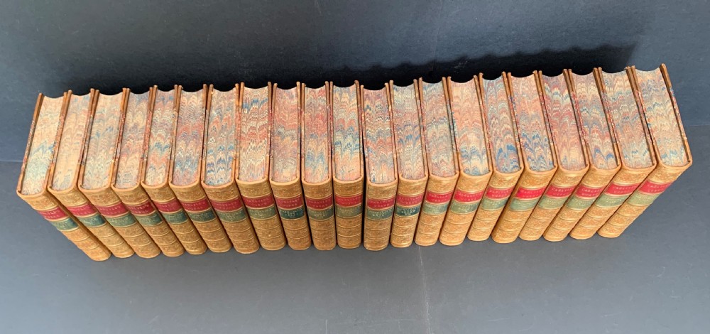 A sparkling uniformly bound 21 book selection of Carlyle's collected works from the Library Edition published 1869-1871 View VI