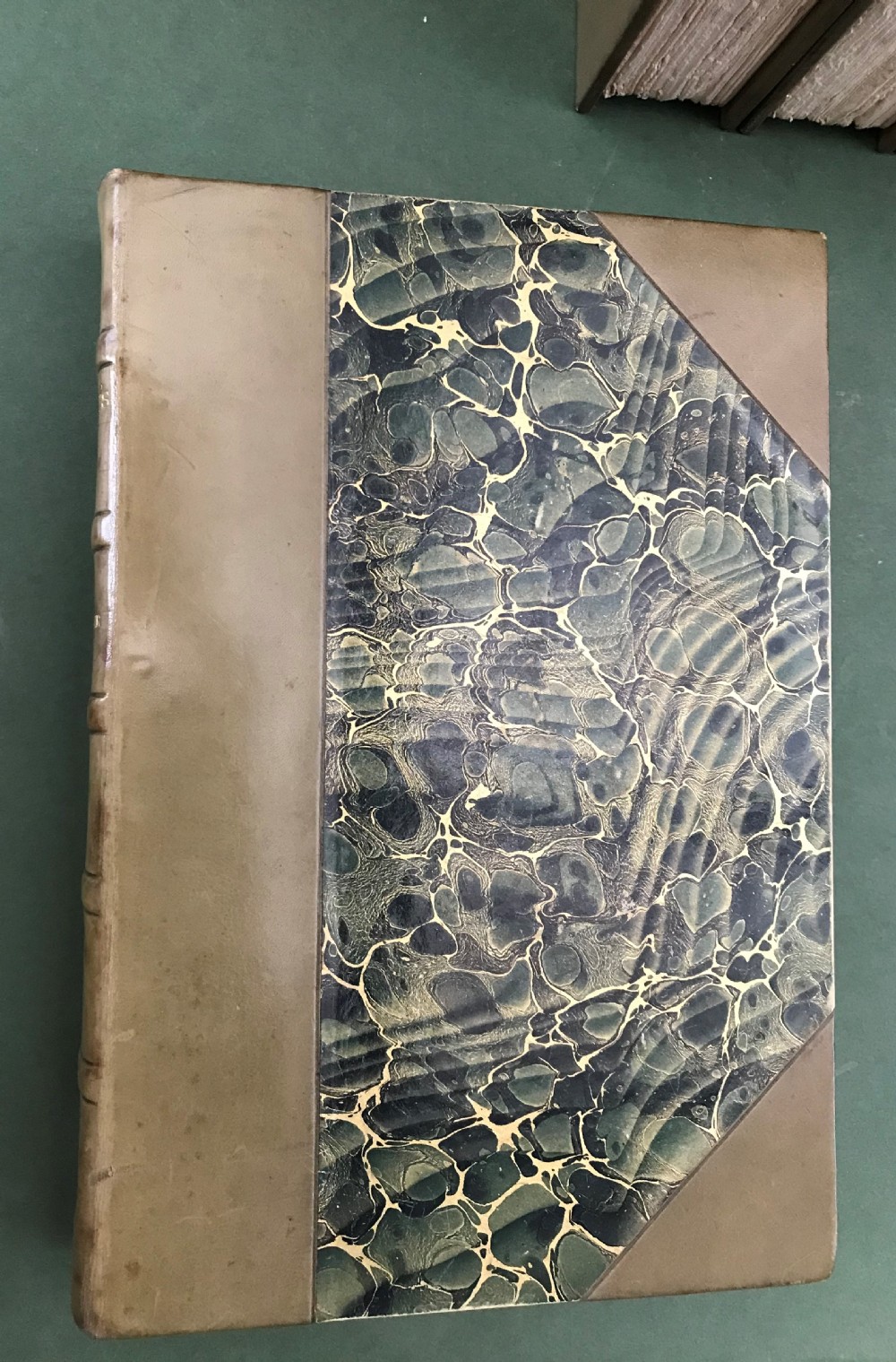 Thackeray's Works complete in 13 books uniformly bound by Bumpus View IX