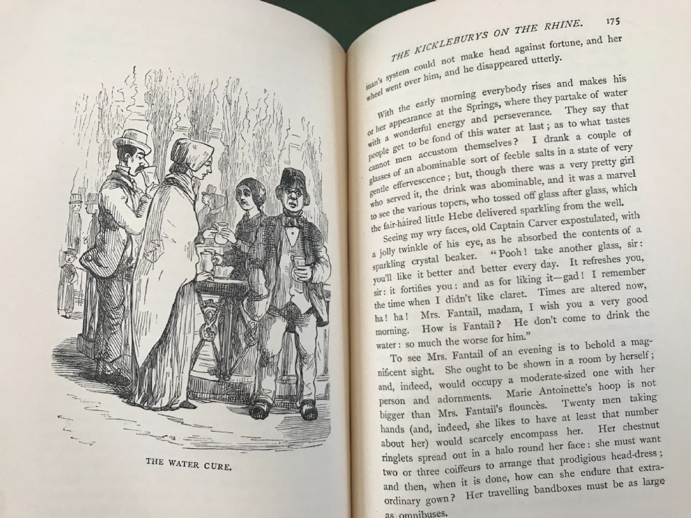 Thackeray's Works complete in 13 books uniformly bound by Bumpus View XVII