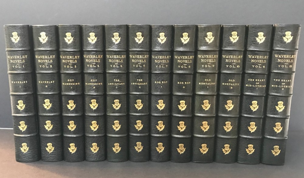 A superb set of Sir Walter Scott's Waverley's Novels complete in 48 Riviere bound books dated 1892-1894 View IV