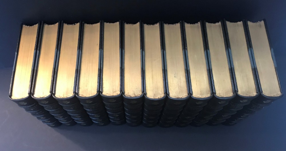 A superb set of Sir Walter Scott's Waverley's Novels complete in 48 Riviere bound books dated 1892-1894 View VI