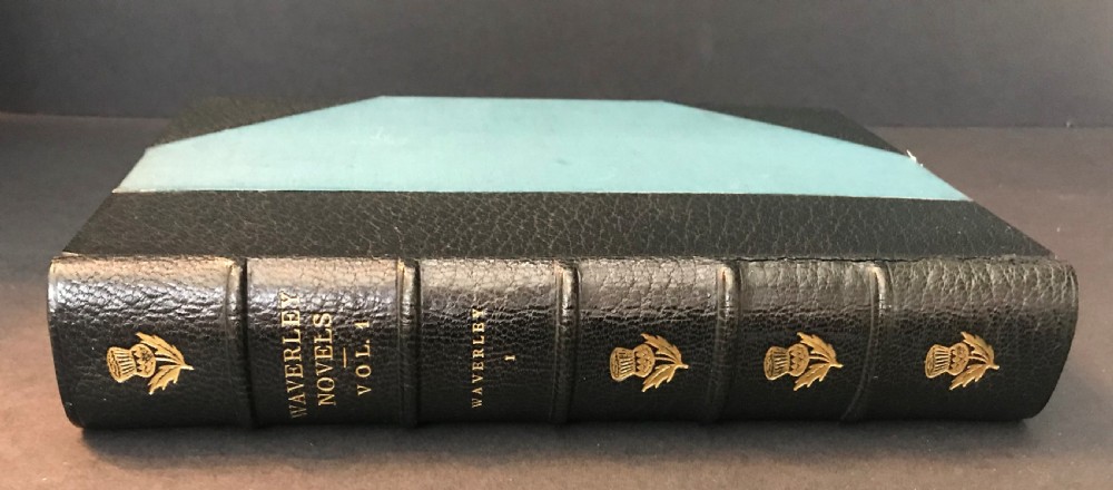 A superb set of Sir Walter Scott's Waverley's Novels complete in 48 Riviere bound books dated 1892-1894 View IX