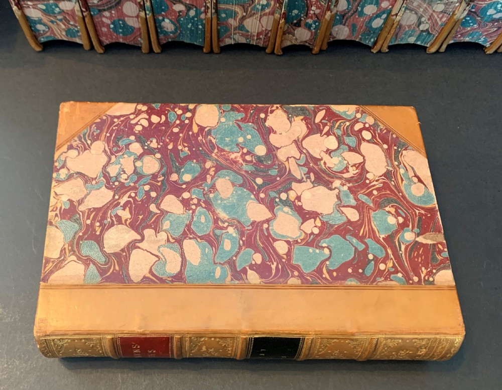13 handsomely bound books by Charles Dickens circa 1880 View VIII