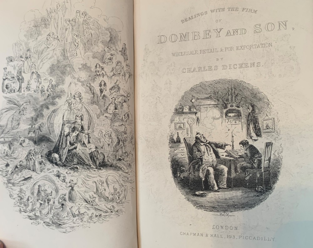 13 handsomely bound books by Charles Dickens circa 1880 View X