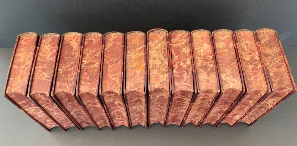 12 book set of Wilson's Tales of the Borders and of Scotland.  Historical, Traditionary and Imaginative circa 1880 View IV