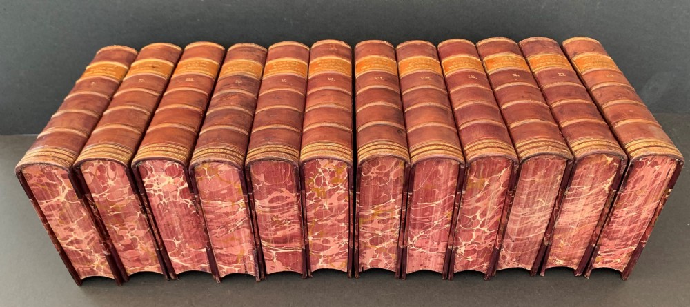 12 book set of Wilson's Tales of the Borders and of Scotland.  Historical, Traditionary and Imaginative circa 1880 View V