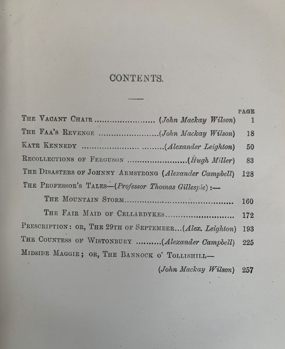 12 book set of Wilson's Tales of the Borders and of Scotland.  Historical, Traditionary and Imaginative circa 1880 View IX