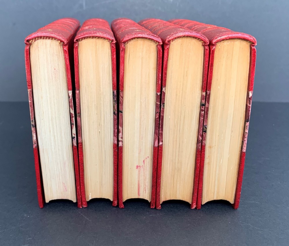 Sir Walter Scott's Tales of a Grandfather covering series I-III in 5 books dated 1836 View XI