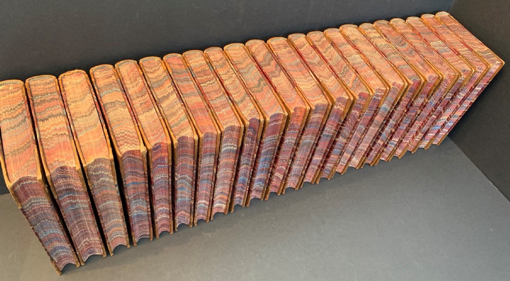 An attractive and uniformly bound 22 book unbroken run of The Argosy dated 1867-1878 View V