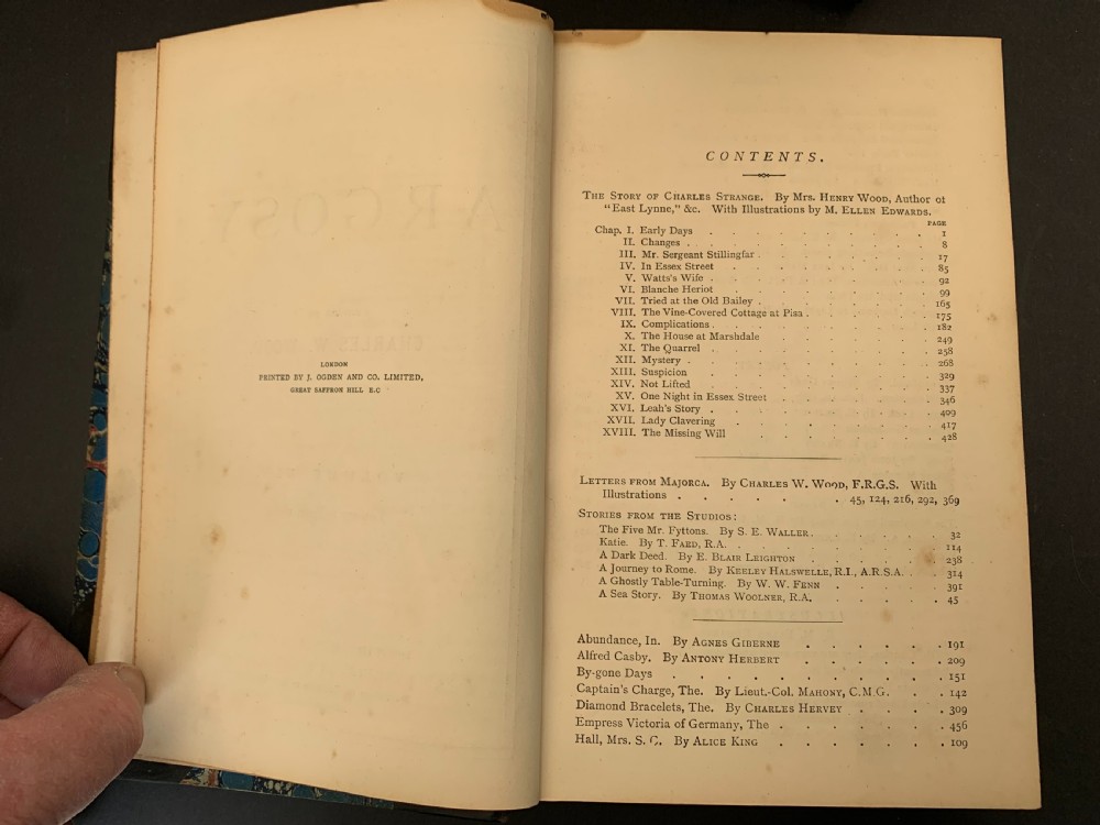 Uniformly bound 32 book run of The Argosy 1877-1893 (volumes 23-56 but missing volumes 46 & 47) View IX