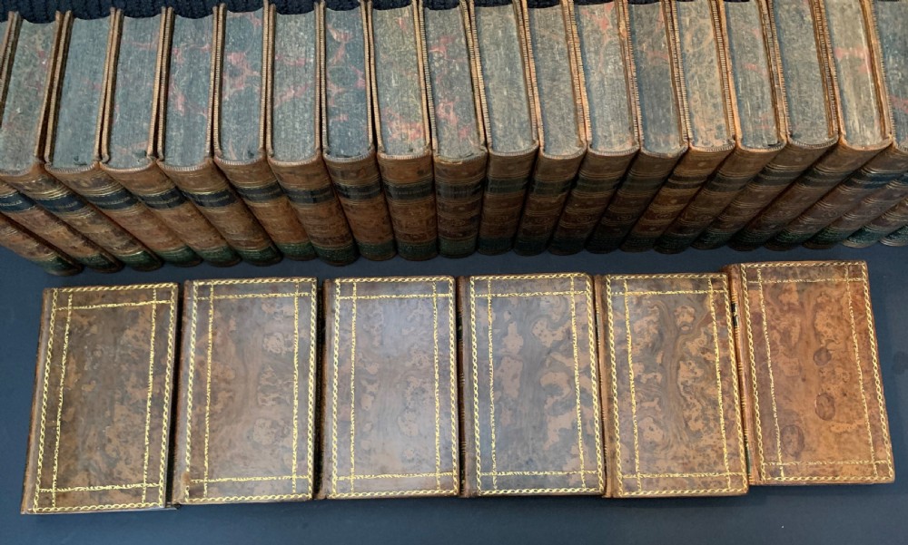 2 complete sets of books on British Theatre comprising 40 volumes dated 1797 & 1806 View VI