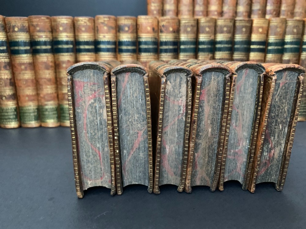 2 complete sets of books on British Theatre comprising 40 volumes dated 1797 & 1806 View VIII