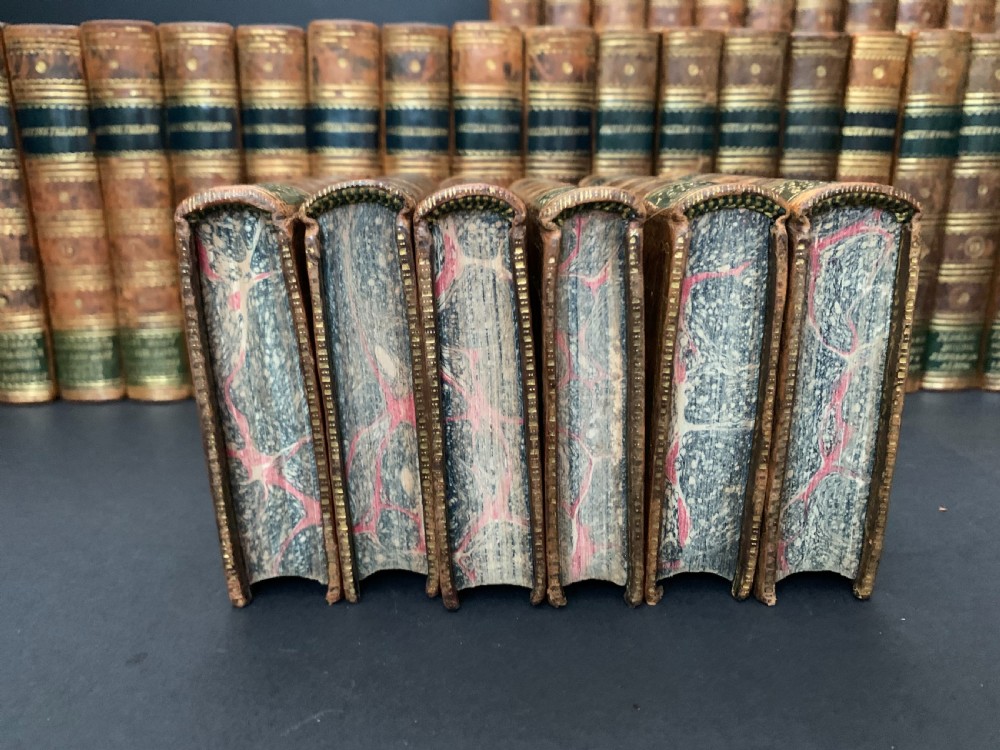 2 complete sets of books on British Theatre comprising 40 volumes dated 1797 & 1806 View IX