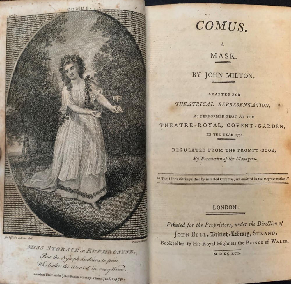 2 complete sets of books on British Theatre comprising 40 volumes dated 1797 & 1806 View XVII