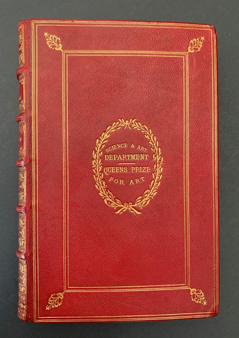 Rosengarten's Handbook of Architectural Styles with 639 illustrations in an elaborately gilt decorated full morocco prize binding  View II