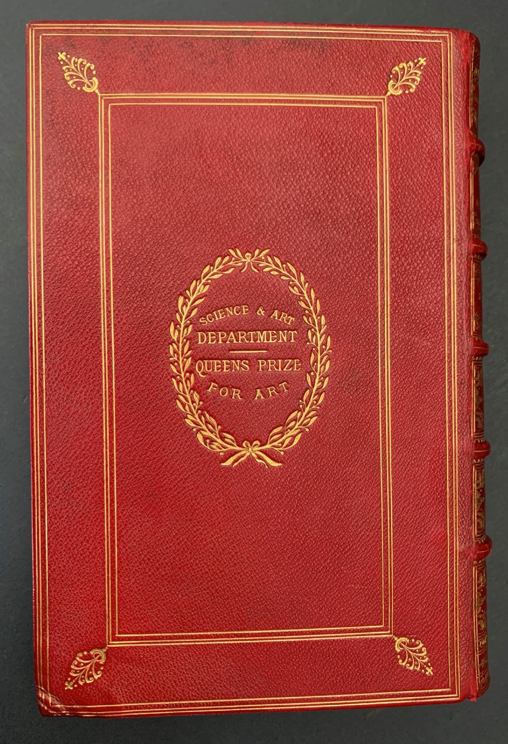 Rosengarten's Handbook of Architectural Styles with 639 illustrations in an elaborately gilt decorated full morocco prize binding  View VI