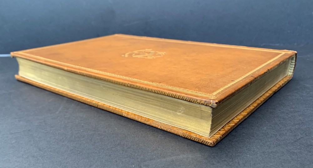 Finely bound book of Poems by Thomas Gray printed by Eton College Press  View IV