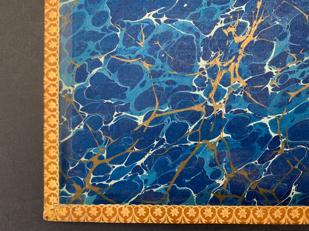 Finely bound book of Poems by Thomas Gray printed by Eton College Press  View V