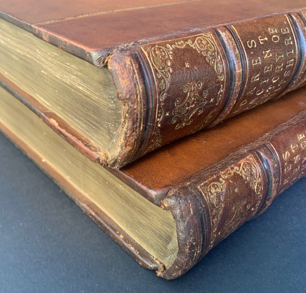 Regency period 2 book elephant folio 1st Edition set of Sir William Colt Hoare's Ancient History of Wiltshire with numerous full page engraved plates View VI