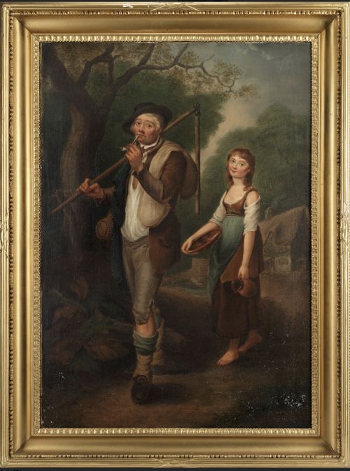 Follower of Thomas Barker of Bath (Pontypool 1769-1847 Bath), Oil Painting, Collecting Water in the Summer