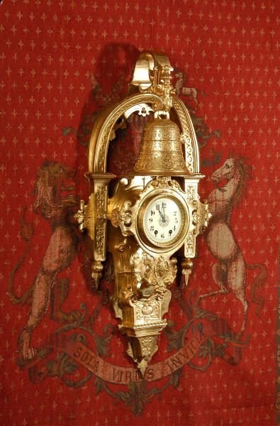 fig 2. Huge and Magnificent Antique French Gothic Cartel Wall Clock
by Samuel Marti.
