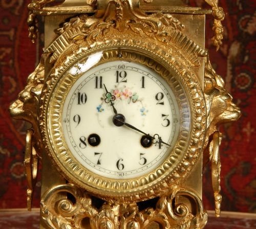 fig 4. Antique French Brass Table Clock
by Fritz Marti.
