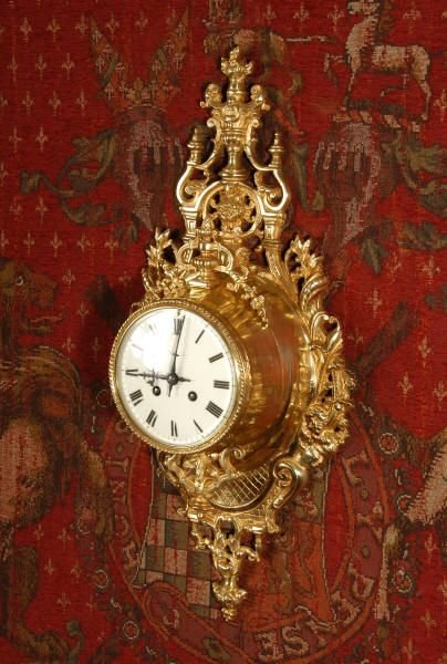 fig 2. Antique French Cartel Wall Clock