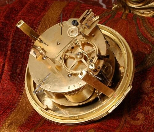 fig 4. Antique French Rococo Boudoir Table Clock