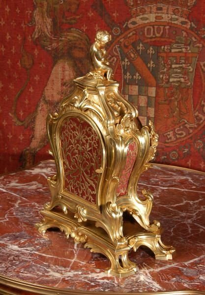 fig 2. Large Antique French Rococo Clock.