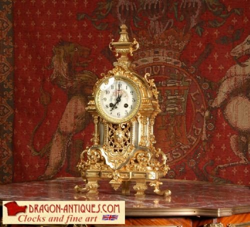 Antique French Boudoir Clock
by Vincenti Et Cie