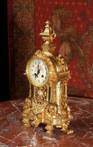 fig 1. Antique French Boudoir Clock
by Vincenti et Cie