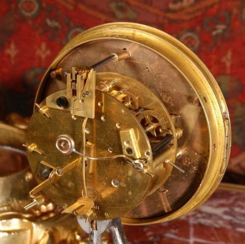 fig 4. Antique French Rococo Cartel Wall Clock
by Samuel Marti.