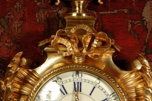 fig 3. Stunning Louis XVI Cartel Clock
by Japy Freres