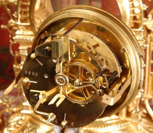 fig 4. Antique French Boudoir Clock