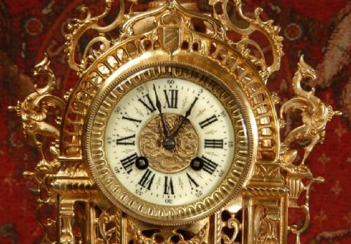 fig 3. Antique French Boudoir Clock