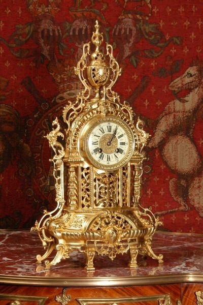 fig 2. Antique French Boudoir Clock
