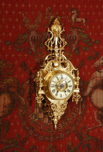 fig 2. Japy Freres Antique French Cartel Wall Clock