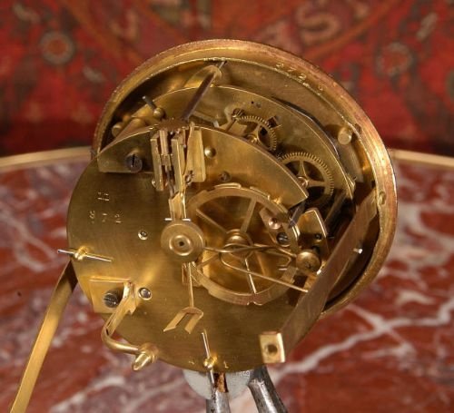 fig 4. Early Ormolu Antique French Clock
Hound and Master