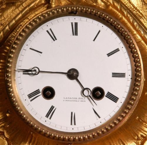 fig 3. Early Ormolu Antique French Clock
Hound and Master