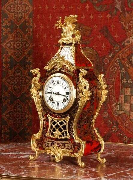 fig 1. Stunning Antique Boulle Table Clock
clockmaker - Berger & Würker, Leipzig.