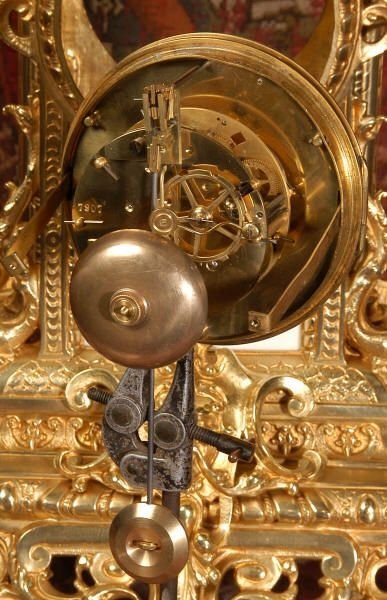 fig 4. Large Sevres Porcelain & Gilt Brass Clock
by A. D. Mougin