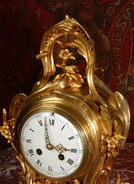 fig 3. Large Antique French Rococo Clock
by Samuel Marti