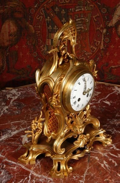 fig 2. Large Antique French Rococo Clock
by Samuel Marti