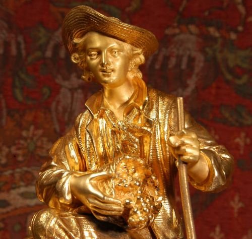 fig 1. Stunning Early Ormolu Clock
The Vintner, Rollin A Paris