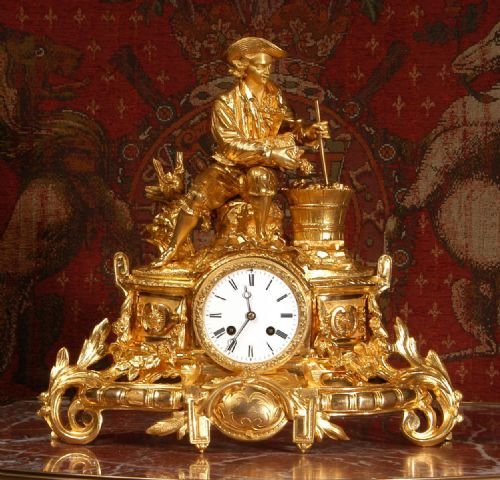 fig 4. Stunning Early Ormolu Clock
The Vintner, Rollin A Paris